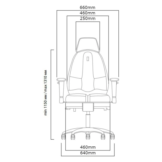 Classic Universal - Ergo System Ergonomic office chairs Kulik System 12