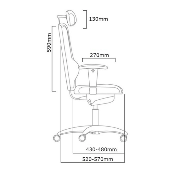 Elegance Universal - Ergo System Ergonomic office chairs Kulik System 11