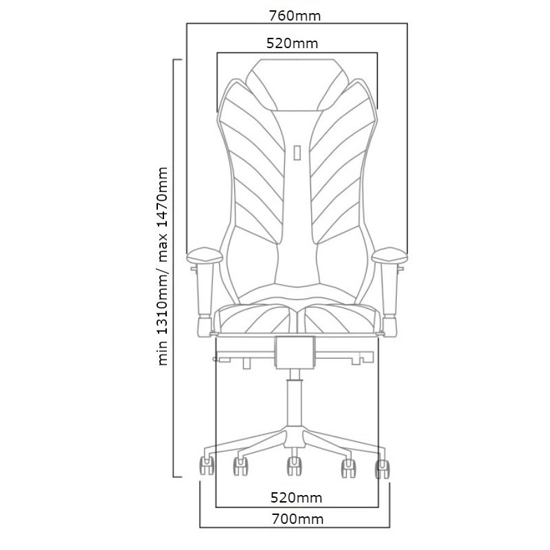Monarch Premium - Ergo System Ergonomic office chairs Kulik System 13
