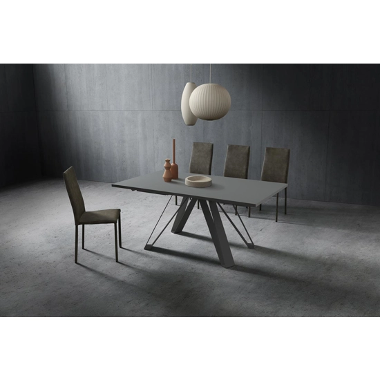 Noah Rettangolare 170x100 (210-250) Piano Rettangolare Tavoli moderni La primavera 3