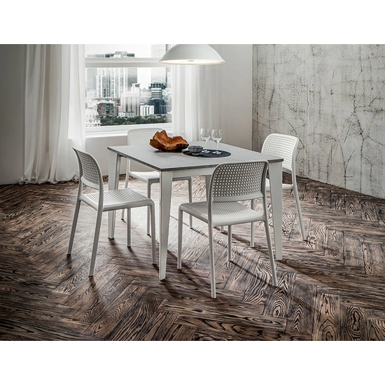 Carlo Super 100x100 (166-209-252) Tavoli allungabili La primavera 1