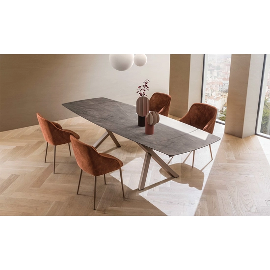 Xavi 160x90 (200-240) Piano a Botte Tavoli moderni La primavera 3