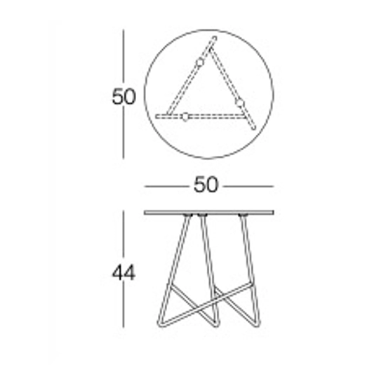 Ermione Metal Top Coffee tables Meme 1