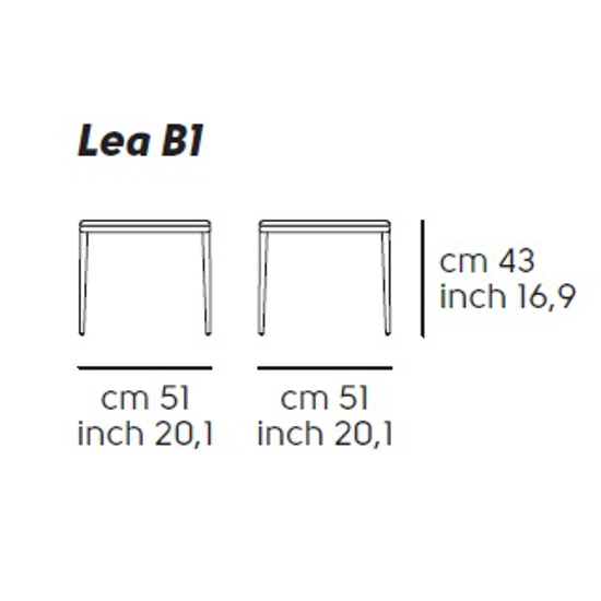 Lea Pouf B1 Pouf Midj 2