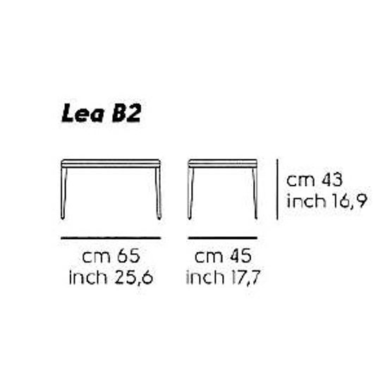 Lea pouffe B2 Pouf Midj 2