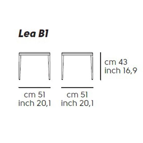 Lea Pouf B1 Pouf Midj 1