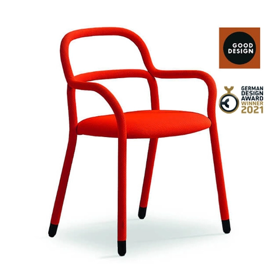 Pippi P R TS Upholstered chairs Midj