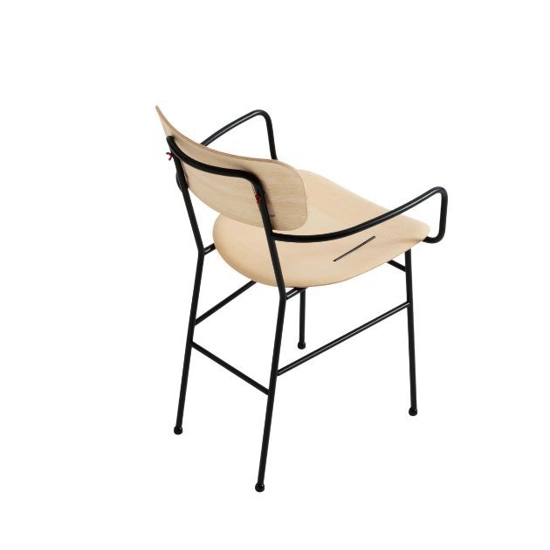 Feather P M LG Modern wooden chairs Midj