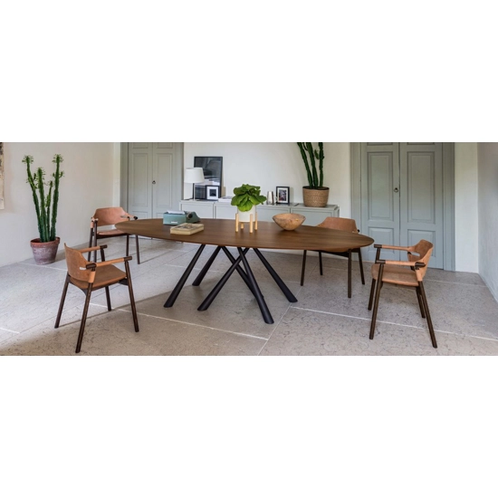 P L CU suite Modern wooden chairs Midj 2