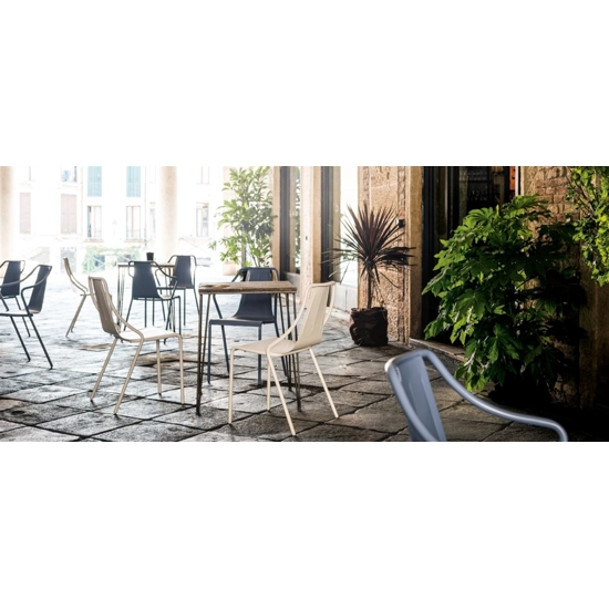 Ola S M OUT Sedie in metallo Midj 2