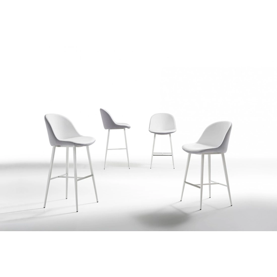 Sonny Stool Stools in leather and eco-leather Midj 4