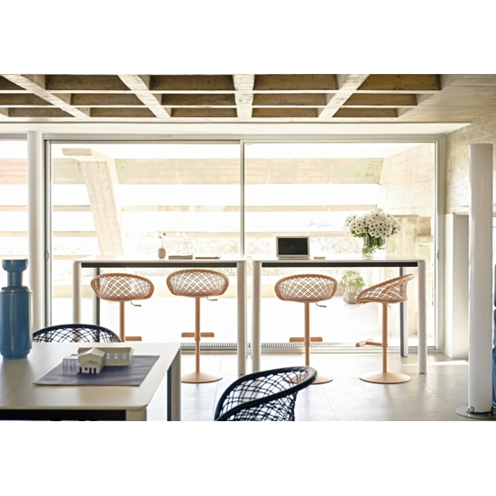 P47 Sgabello SG TS-CU Sgabelli in pelle ed ecopelle Midj 1