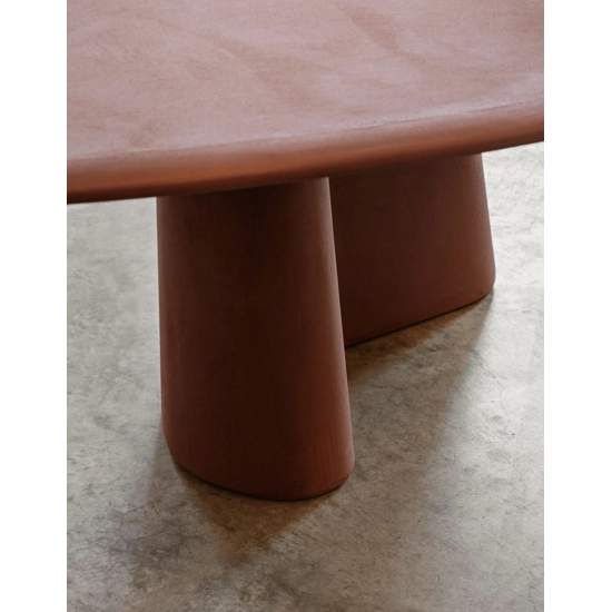 Organic 200x110 - Basamento Cemento Tavoli in ceramica Midj 1
