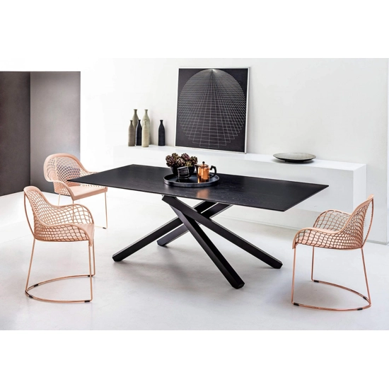 Beijing 200x106 Glass and crystal tables Midj 7