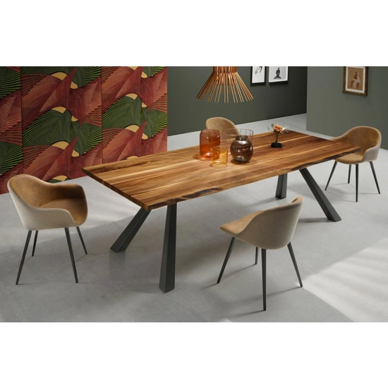 Zeus 200x106 - Metal Leg Modern tables Midj 2