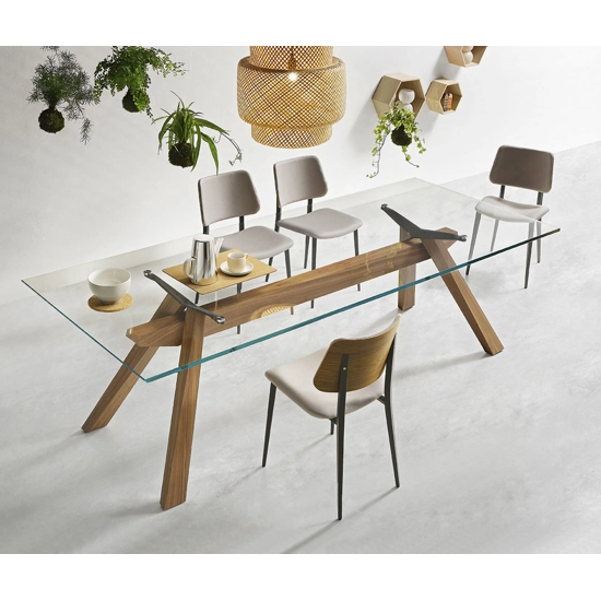 Zeus 250x106 - Wooden leg Modern tables Midj