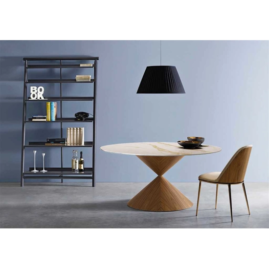 Hourglass ø 150 Wood Base Modern tables Midj 2