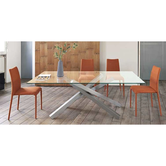 Pechino 200x106 Tavoli in vetro e cristallo Midj 10