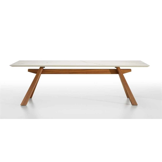 Zeus 250x100 - Wooden Leg Modern tables Midj 2
