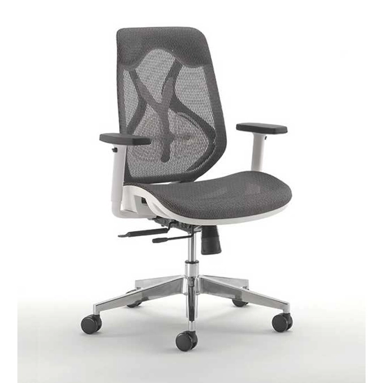 Dafne Plus Bianca Sedie home office Mstyle 1