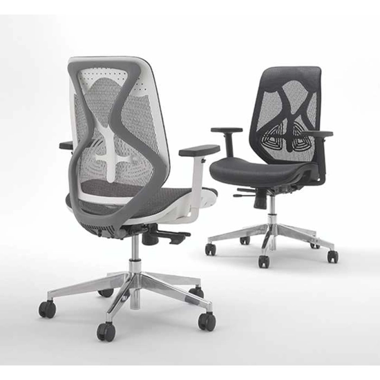 Dafne Plus Bianca Sedie home office Mstyle 2