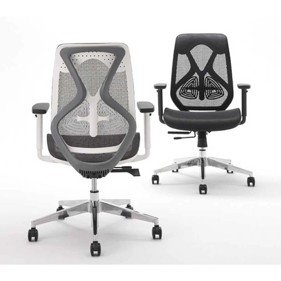 Dafne Plus Bianca Sedie home office Mstyle 3