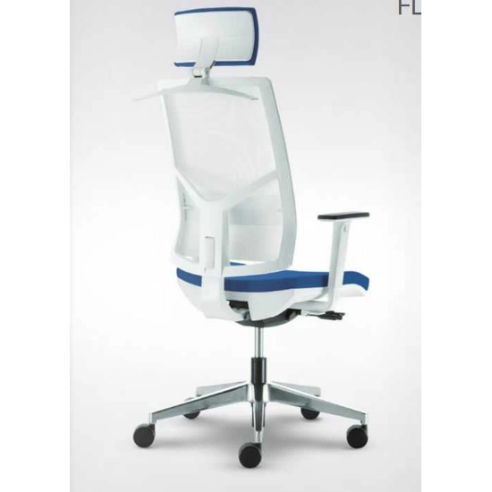 Fly H White Home office chairs Mstyle 4