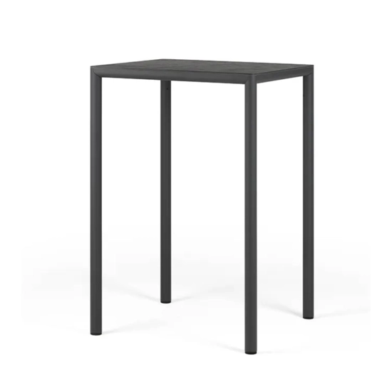 Piave 70x70 High Tavoli da esterno Nardi 1