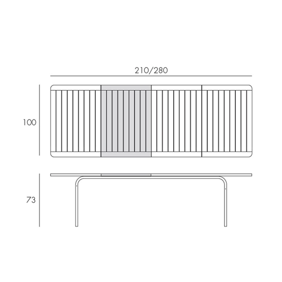 Alloro 210 extensibile Tavoli da esterno Nardi 14