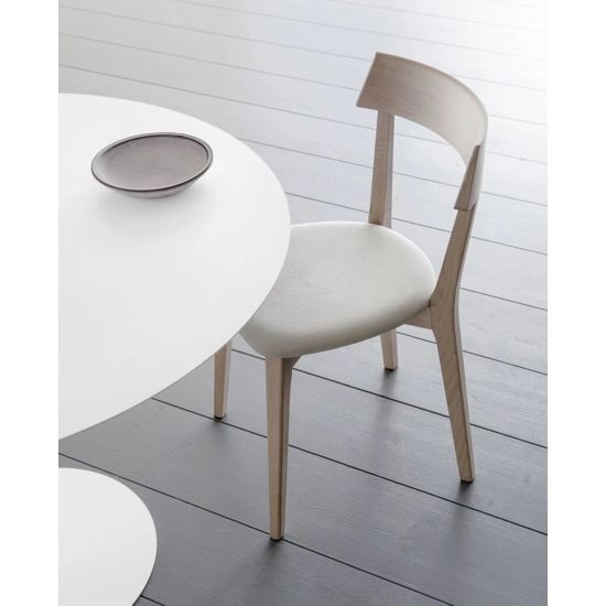 Ariston Imbottita Sedie in legno moderne Origins 1971