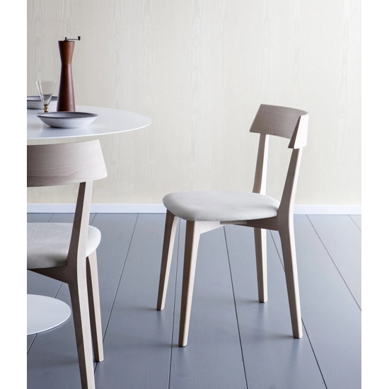 Ariston Imbottita Sedie in legno moderne Origins 1971 1