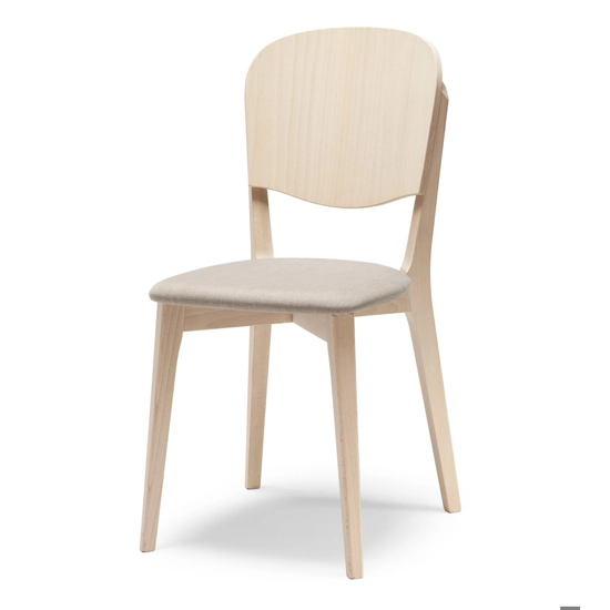 Astra Imbottita Sedie in legno moderne Origins 1971