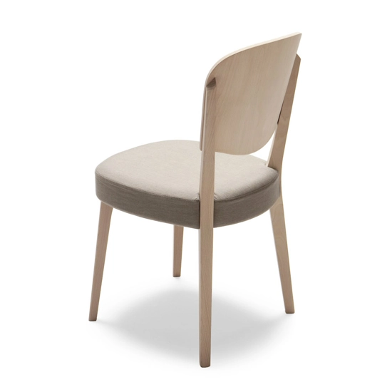 Astra Padded Modern wooden chairs Origins 1971 14