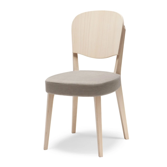 Astra Padded Modern wooden chairs Origins 1971 16