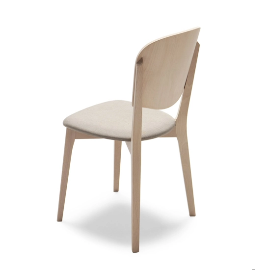 Astra Padded Modern wooden chairs Origins 1971 2