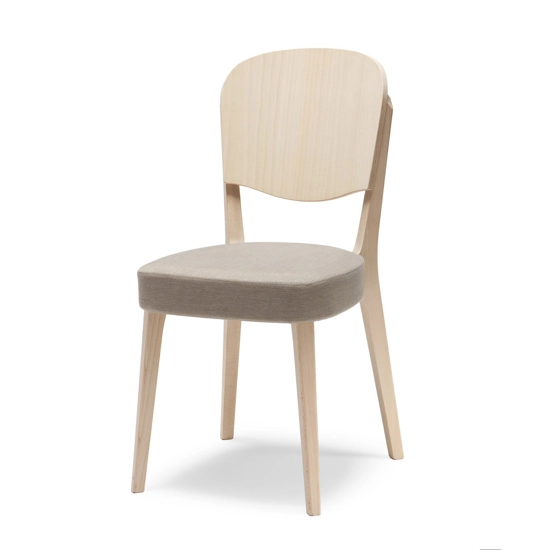 Astra Padded Modern wooden chairs Origins 1971 8