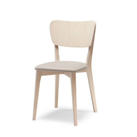 Capitol Imbottita Sedie in legno moderne Origins 1971
