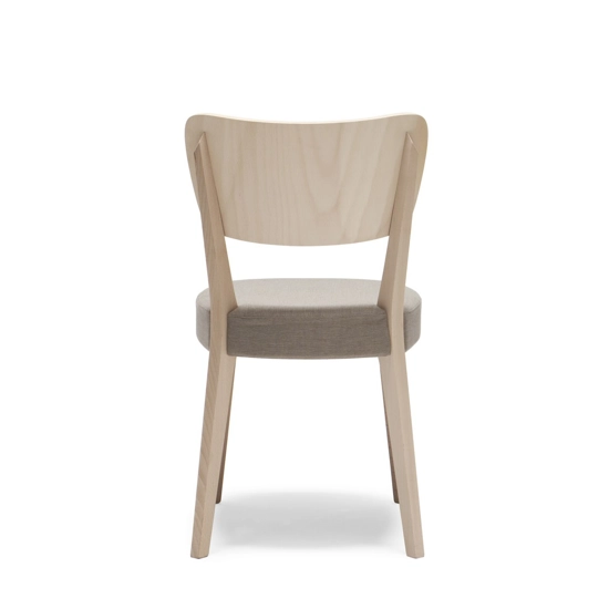 Padded Capitol Modern wooden chairs Origins 1971 10