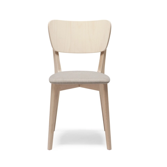 Padded Capitol Modern wooden chairs Origins 1971 1