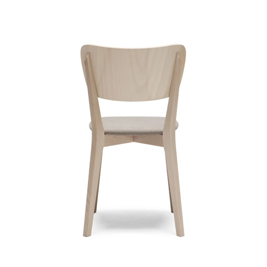 Padded Capitol Modern wooden chairs Origins 1971 3