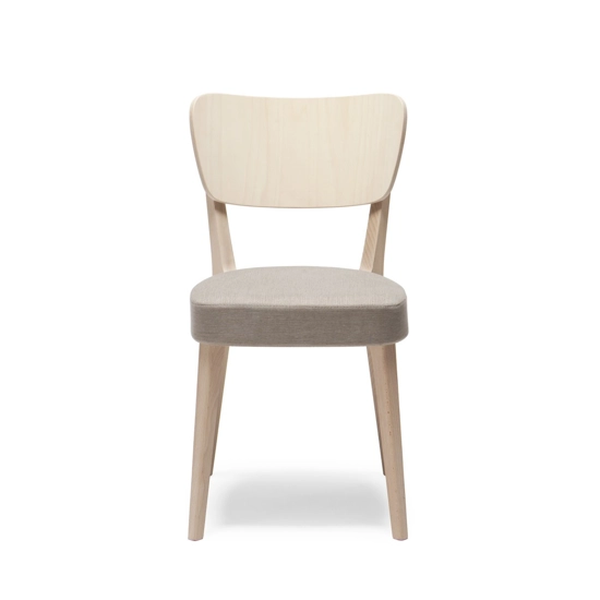 Padded Capitol Modern wooden chairs Origins 1971 4