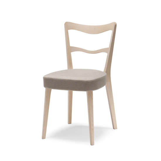 Eden Imbottita Sedie in legno moderne Origins 1971 11