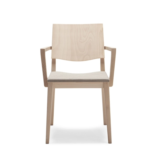 Maxim Imbottita Braccioli Sedie in legno moderne Origins 1971