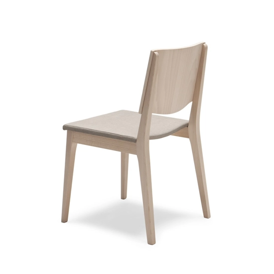 Maxim Imbottita Sedie in legno moderne Origins 1971 2