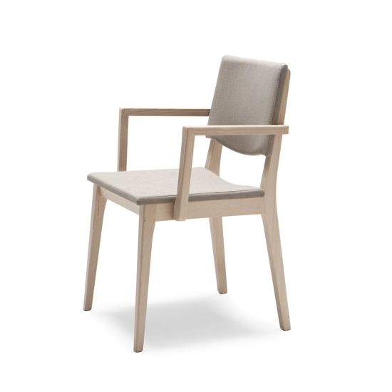 Maxim Soft Braccioli Sedie in legno moderne Origins 1971 3