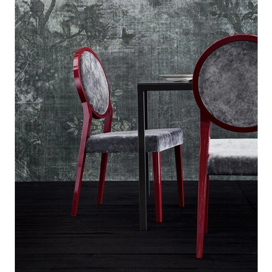 Medaillon Sedie in legno moderne Origins 1971 9