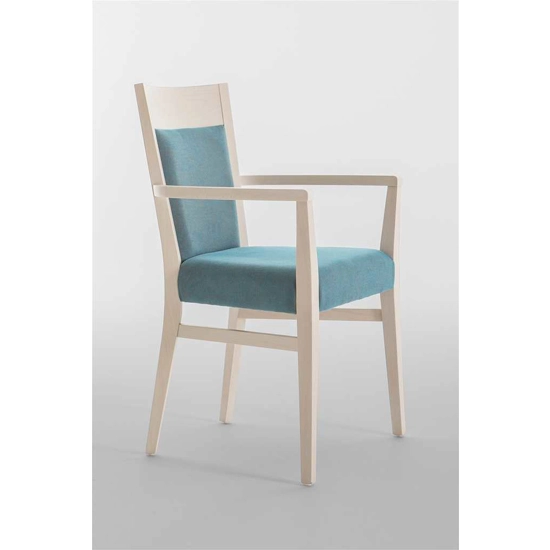 Soul Soft Braccioli Sedie in legno moderne Palma 1