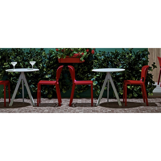 Dome 261 - Design Odo Fioravanti 2016 Sedie in plastica di design Pedrali 1