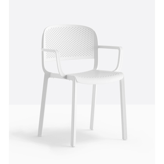 Dome 266 - Design Odo Fioravanti 2016 Sedie in plastica di design Pedrali 1