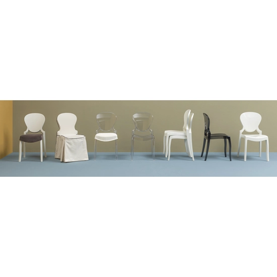 Queen 650 - Design Claudio Dondoli - Marco Pocci 2008 Sedie in plastica di design Pedrali 5